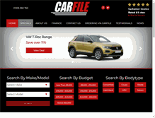 Tablet Screenshot of carfile.net